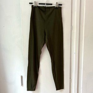 Lululemon Align Super-High Rise Pant 28" Dark Olive Size 10
